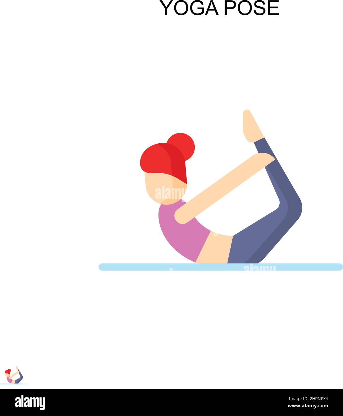 Joga Poses stock illustration. Illustration of sensuous - 4356696