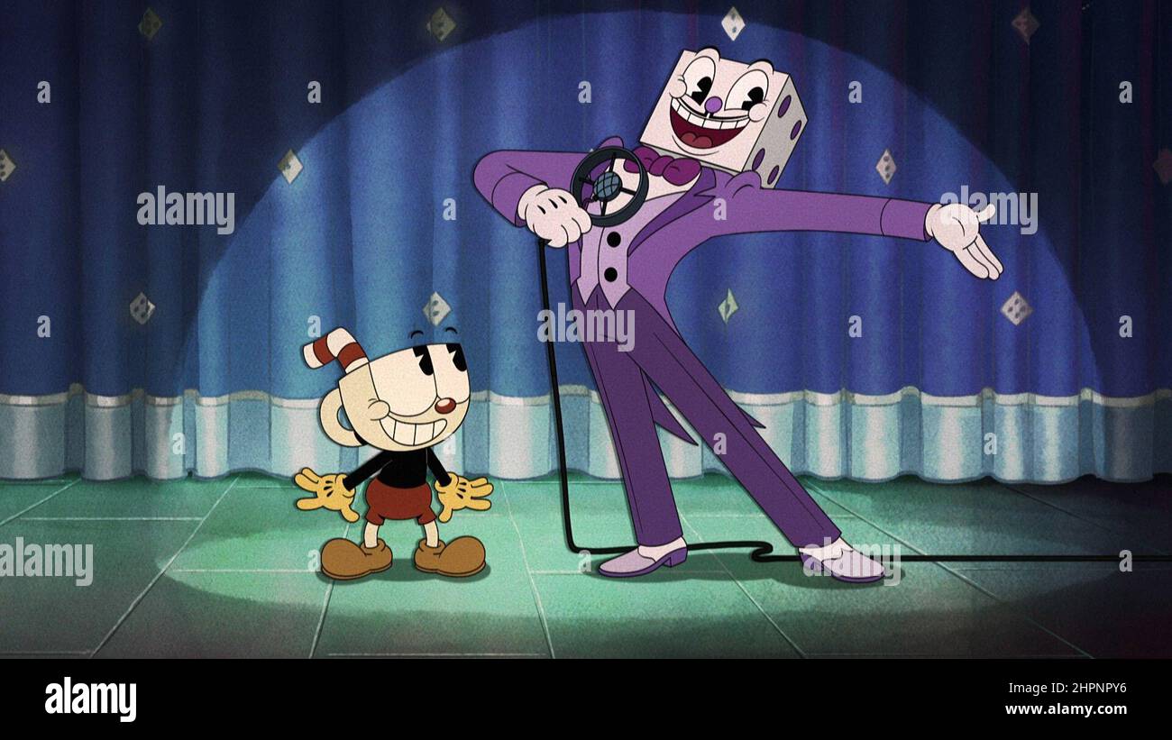 THE CUPHEAD SHOW!, from left Cuphead (voice Tru Valentino), King Dice (voice Wayne Brady