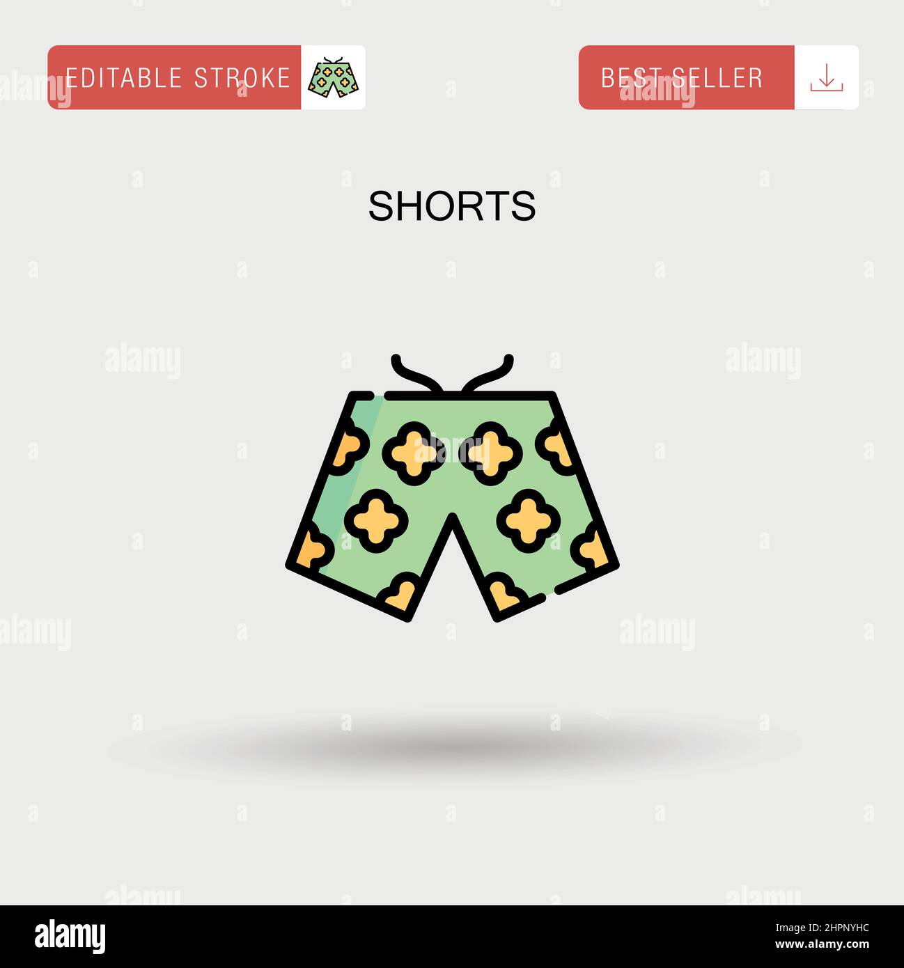 Woman shorts Stock Vector Images - Alamy