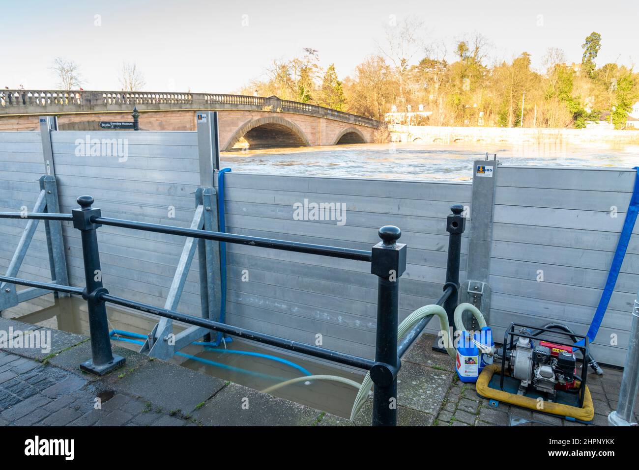 Bewdley,Worcestershire,England,UK February 22 2022 Water pumps at the