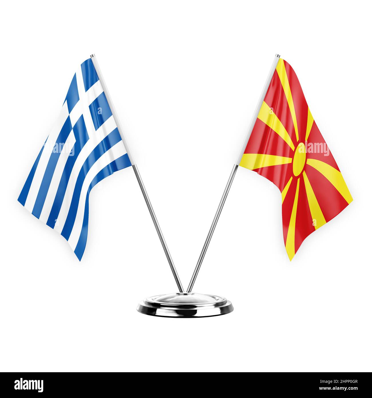North macedonia greece flag Cut Out Stock Images & Pictures Alamy
