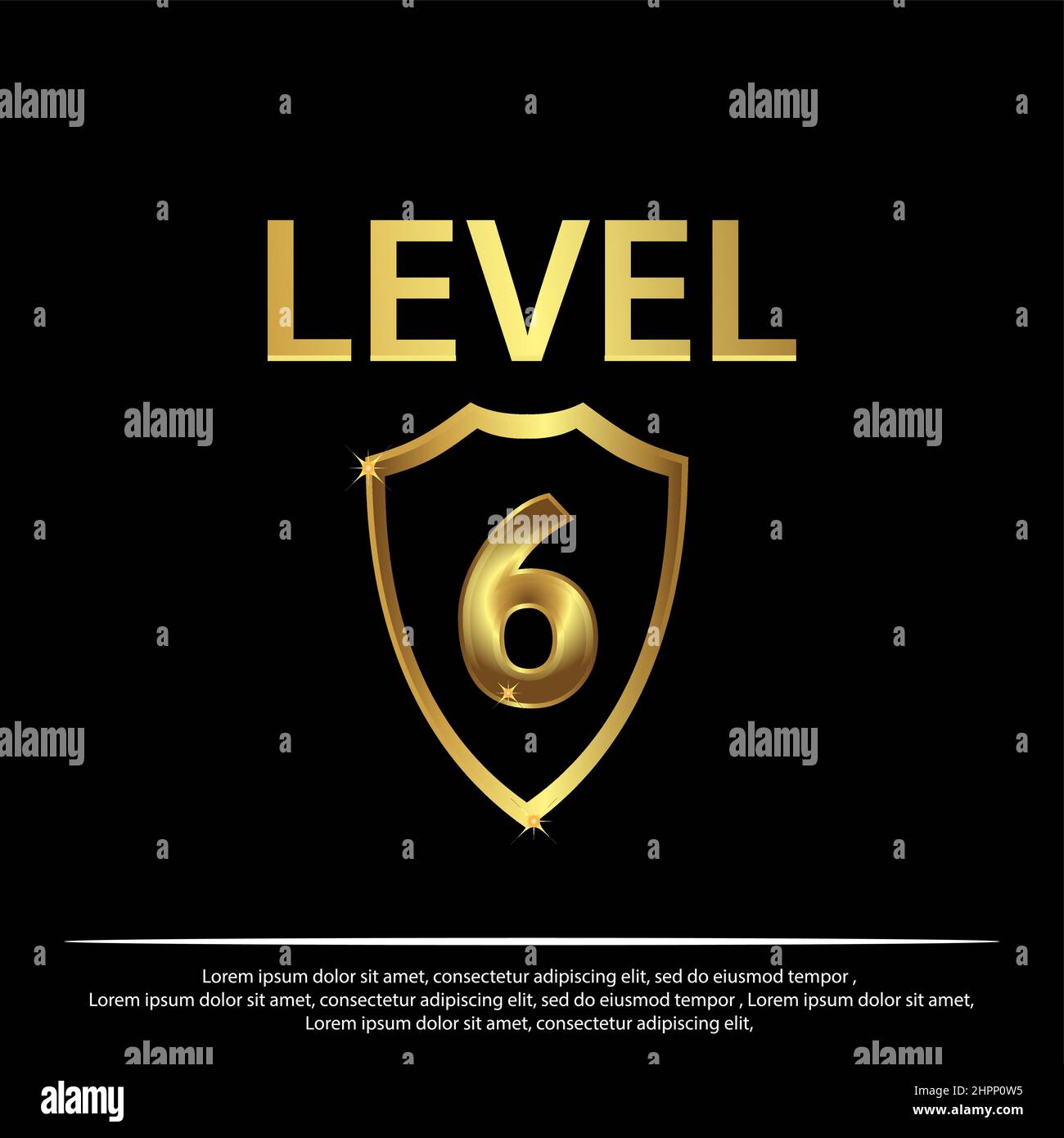 6 level Stock Vector Images - Alamy