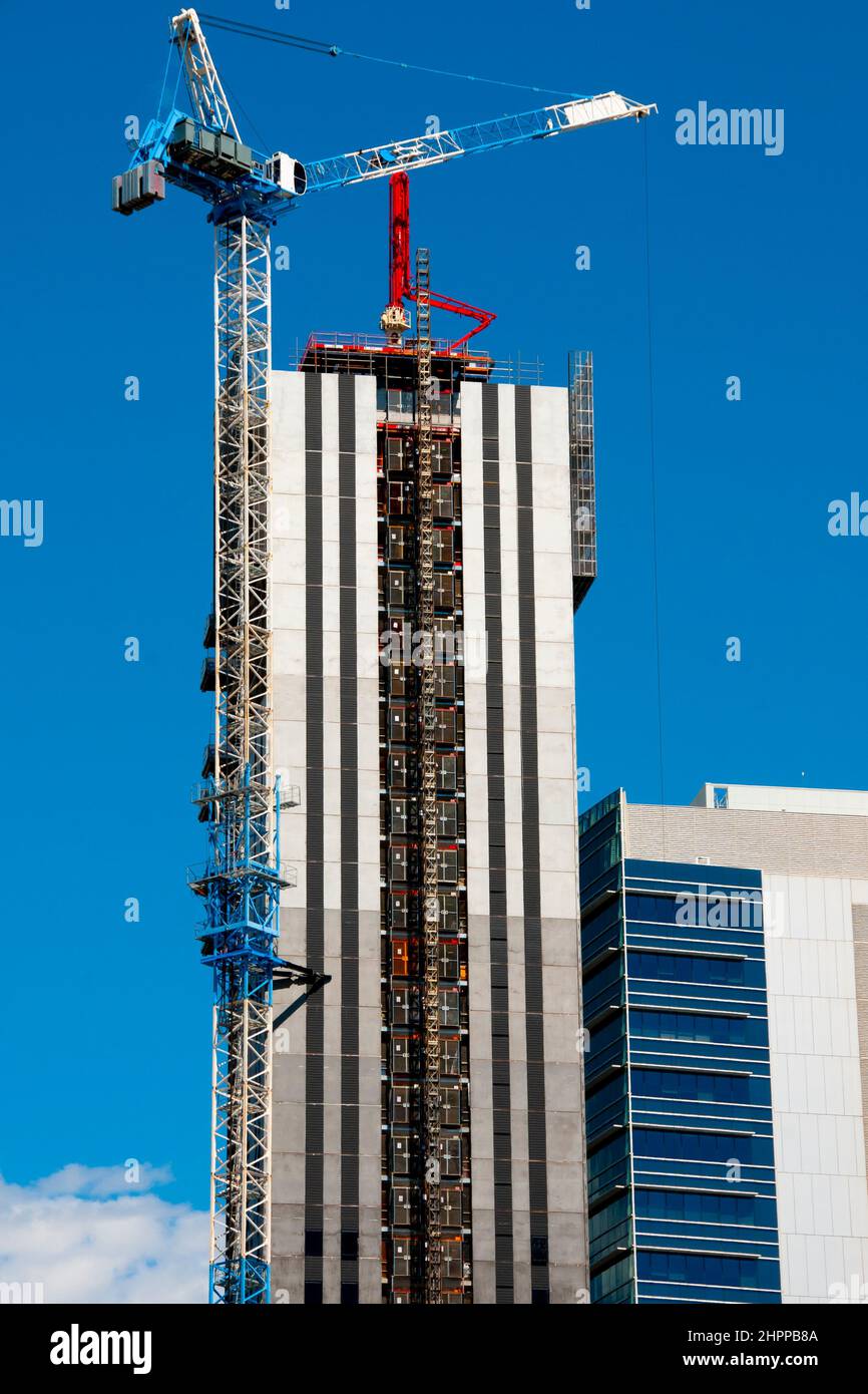 Office Building Construction in the City Stock Photo Alamy