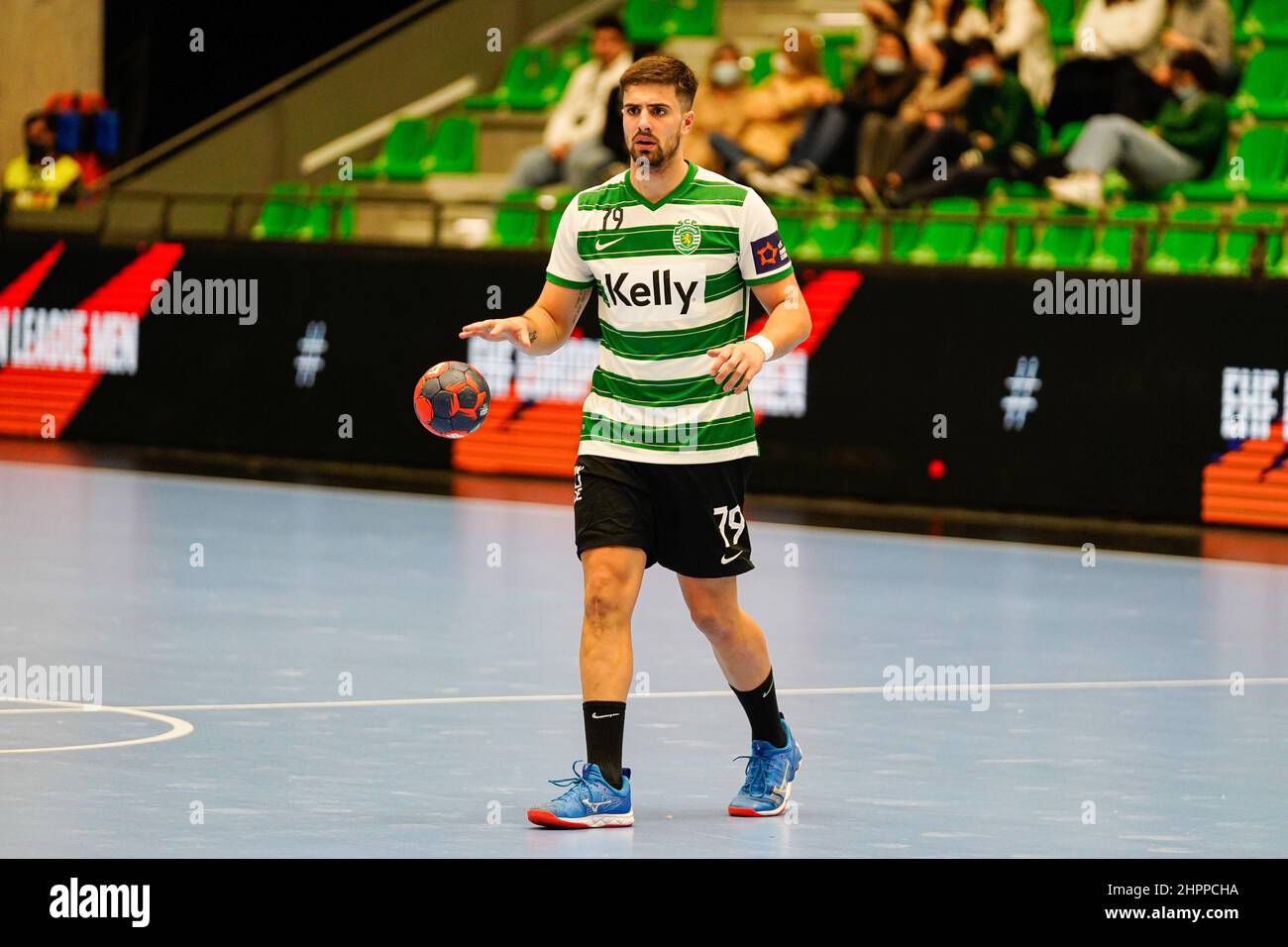Lisbon, Portugal. 22nd Feb, 2022. Martim Mota da Costa from Sporting CP