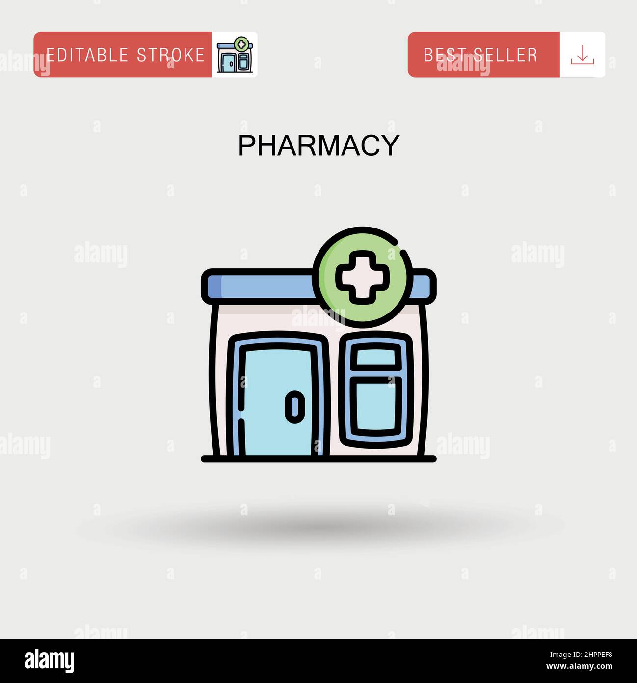 Pharmacy counter Stock Vector Images Alamy