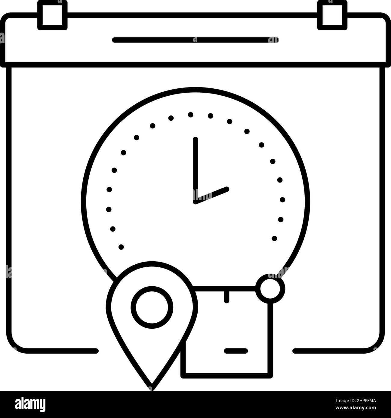 shipping-delivery-time-line-icon-vector-illustration-stock-vector-image