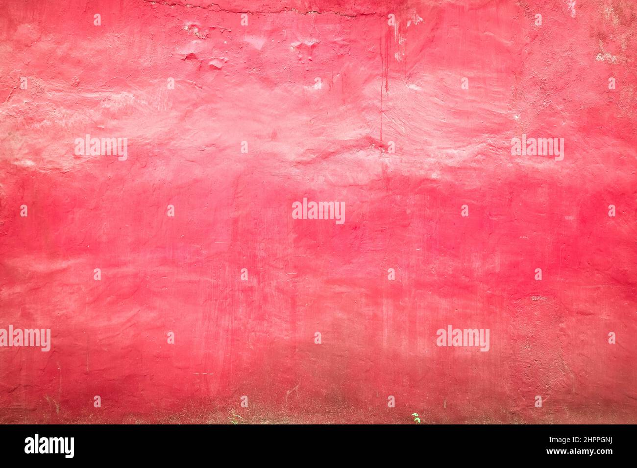 Pink colored grunge cement wall texture background. Stock Photo