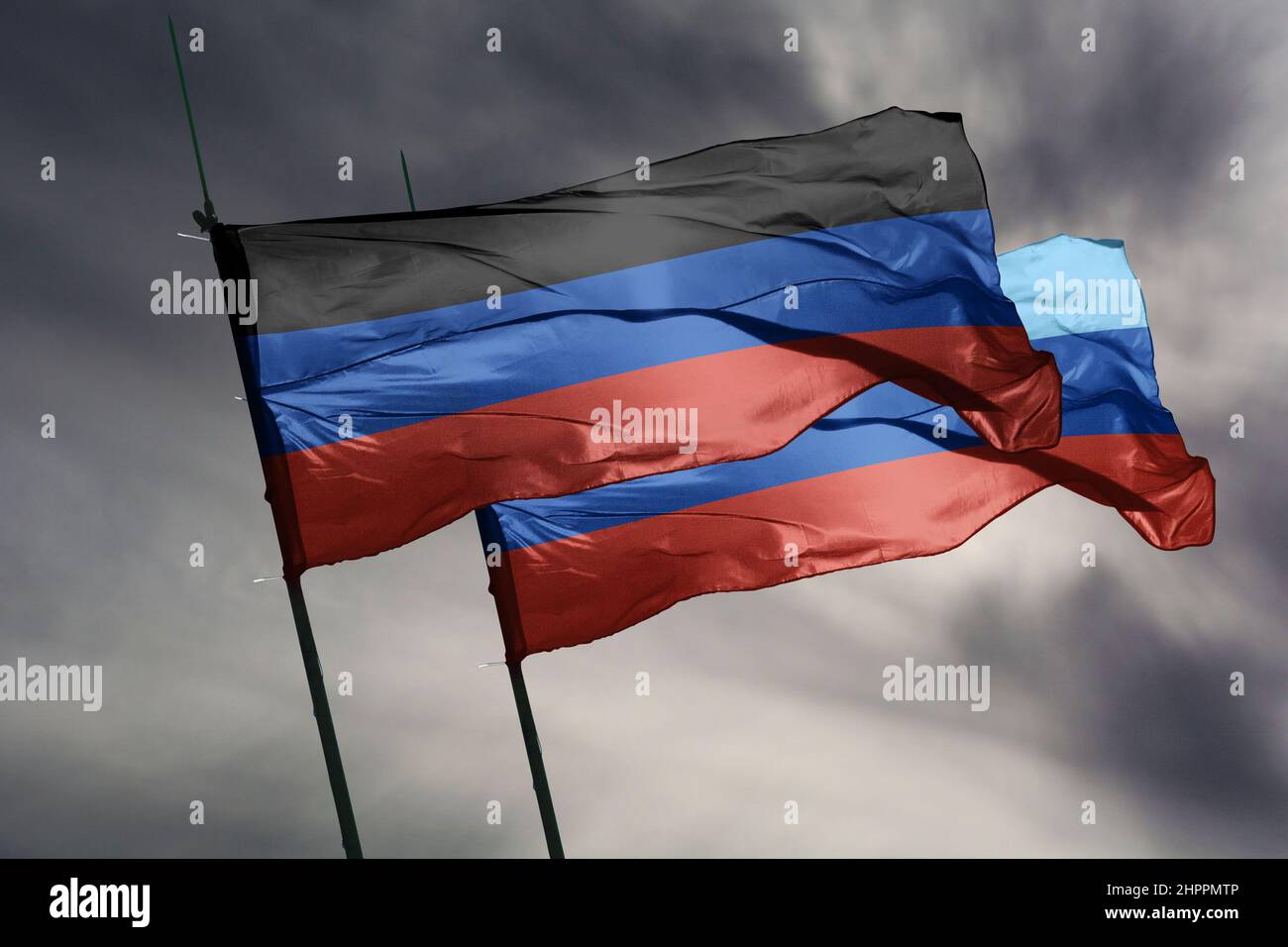 Ukraine: Putin announces Donetsk and Luhansk recognition Stock Photo