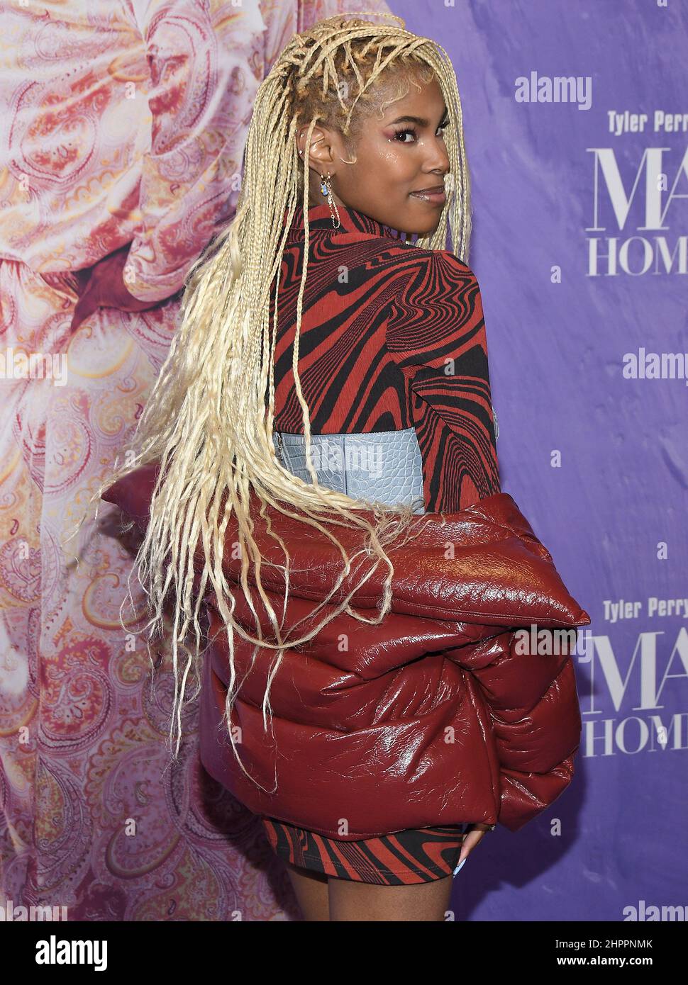 Tyler Perry Diamond Los Angeles, CA, February 22, 2022. Diamond White arrives at the World ...