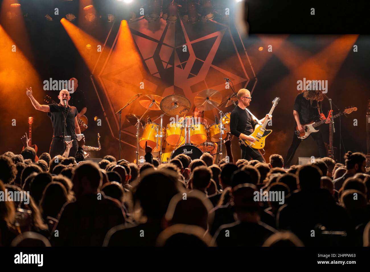 Bergen, Norway. 19th, Ferbruary 2022. The Norwegian heavy rock band