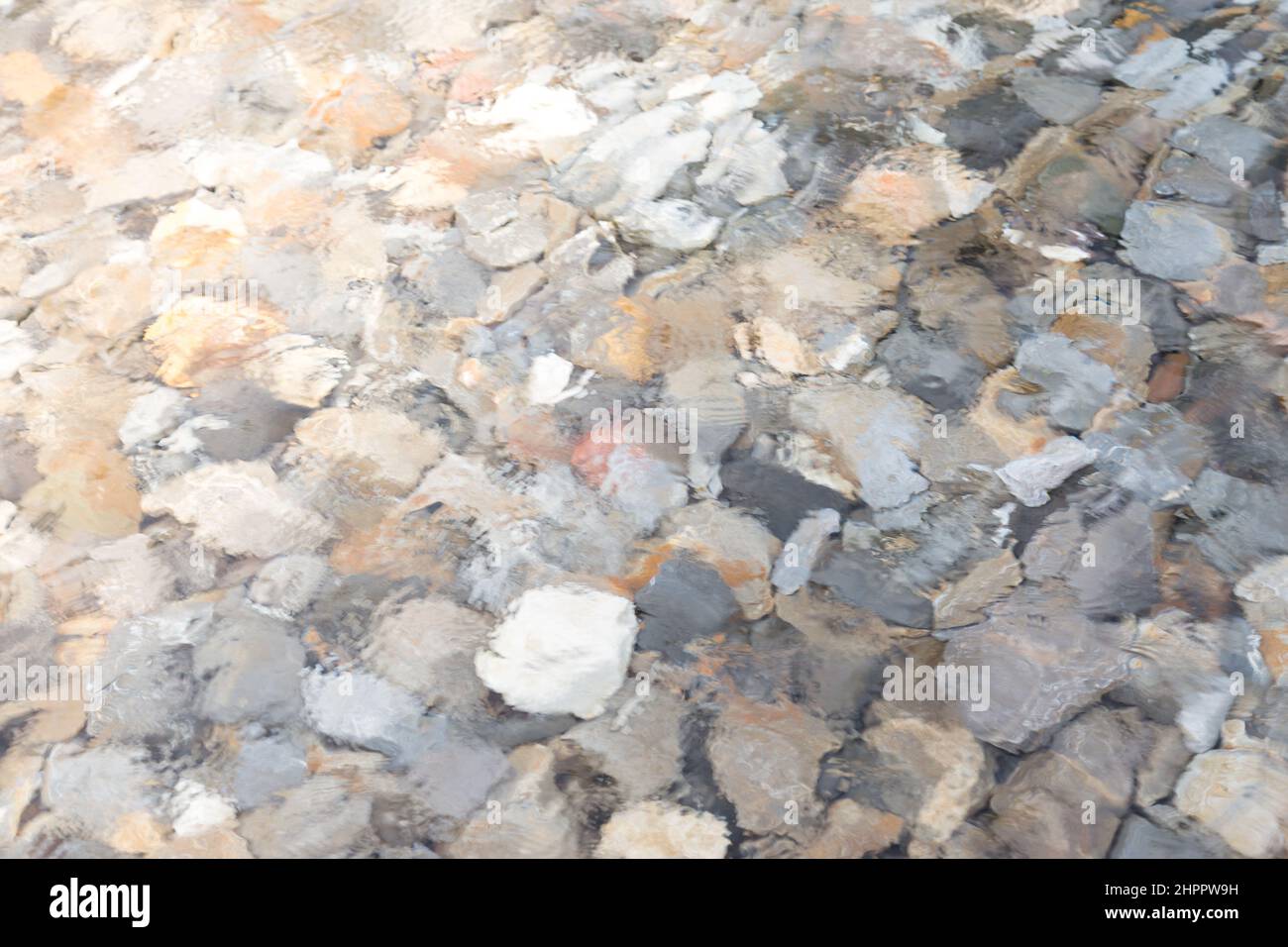 Image of surface water with rocks underwater background Stock Photo - Alamy