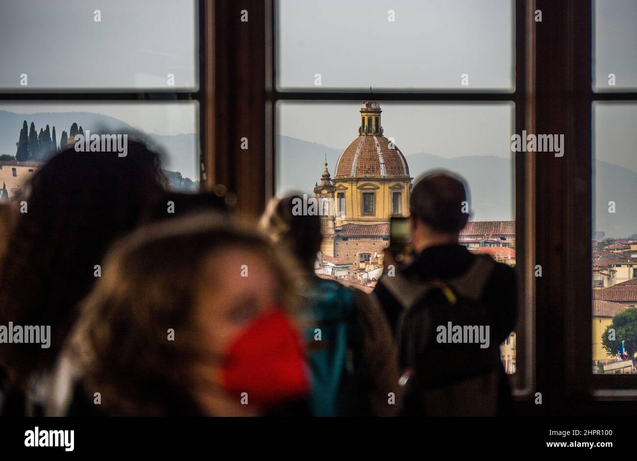Italy, Tuscany, Florence, UNESCO World Heritage Site, Galleria Uffizi