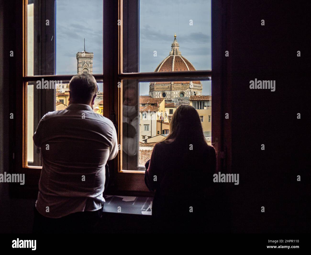 Galleria degli uffizi firenze toscana italia hires stock photography
