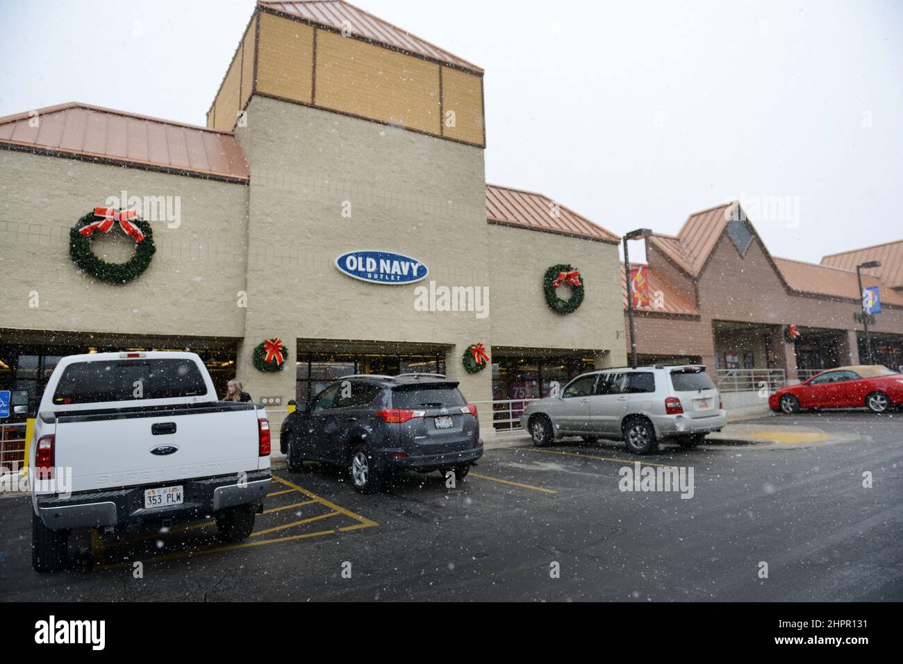 Kimball Plaza shopping center at Kimball Junction in Utah, USA Stock