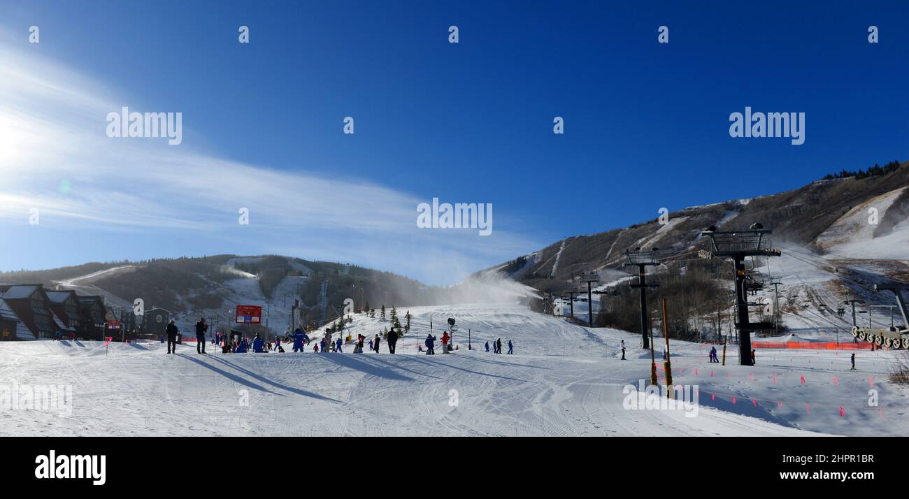 Park City Mountain resort, Utah, USA Stock Photo Alamy