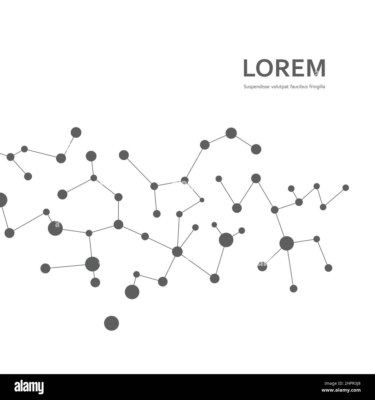 Abstract polygonal vector background with connection structure Stock ...