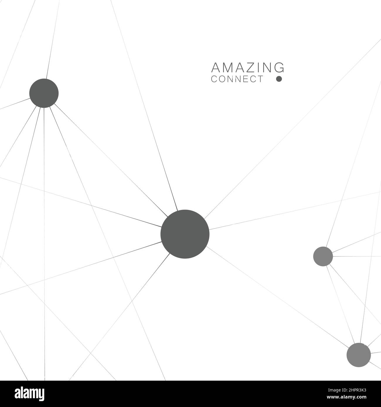Abstract polygonal vector background with connection structure. Design ...