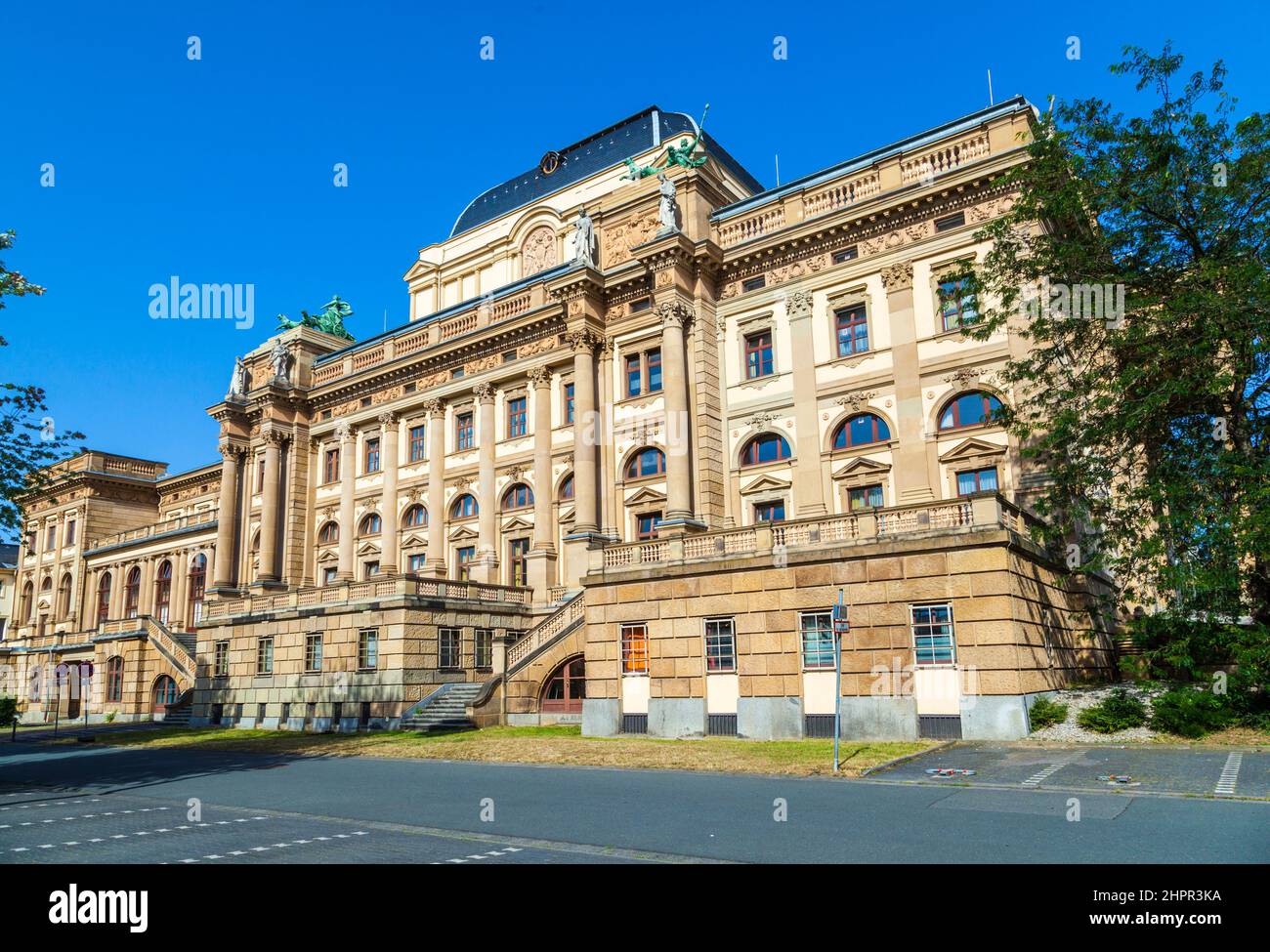 The Hessisches Staatstheater Wiesbaden is the State Theatre of the German state Hesse Stock Photo