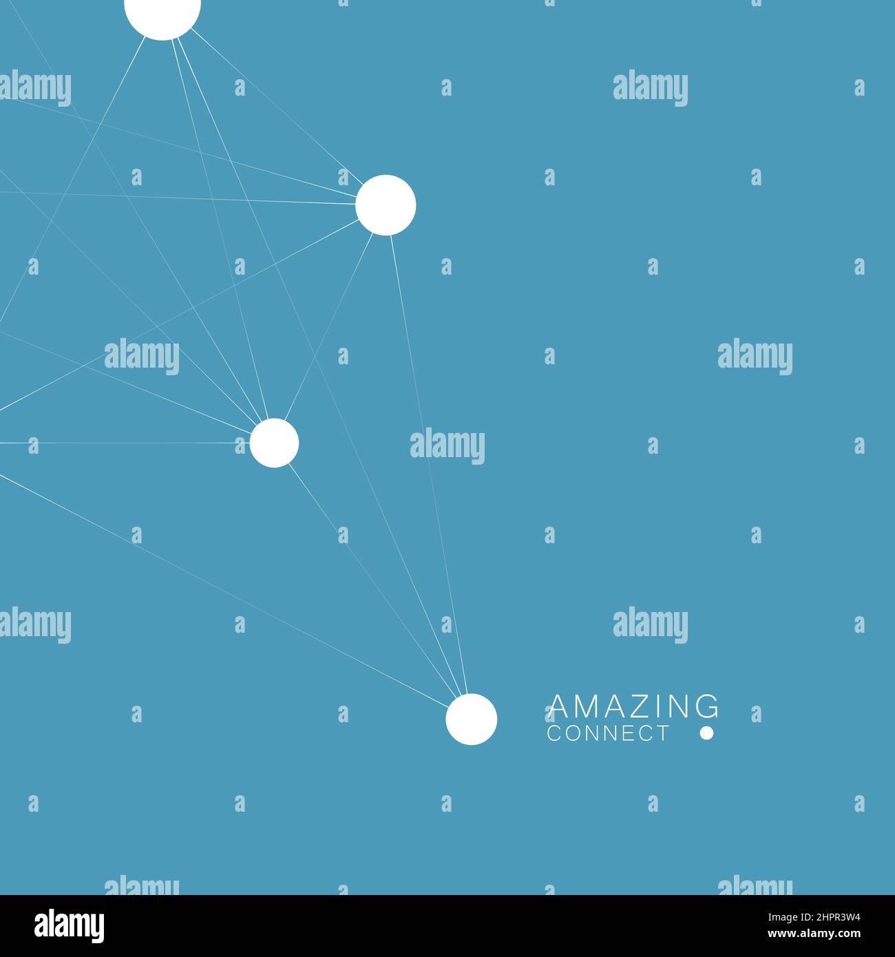 Abstract polygonal vector background with connection structure. Design ...