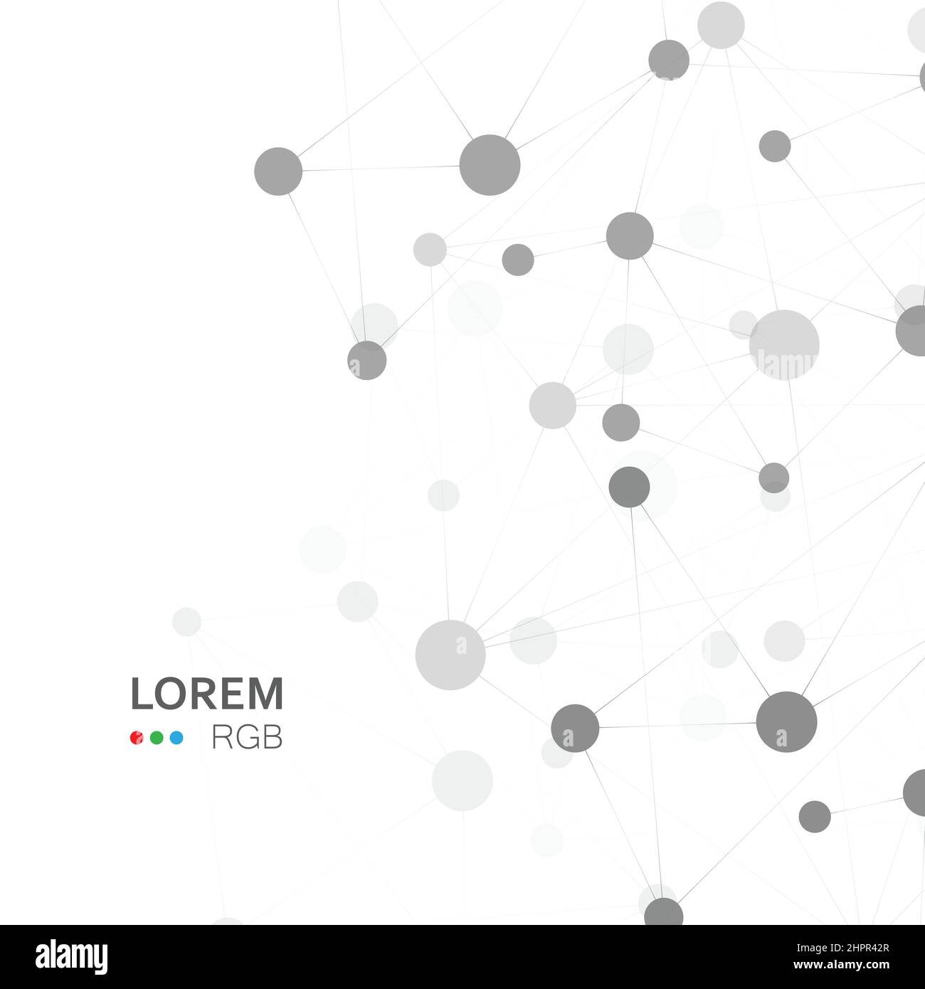 Abstract polygonal vector background with connection structure. Design ...