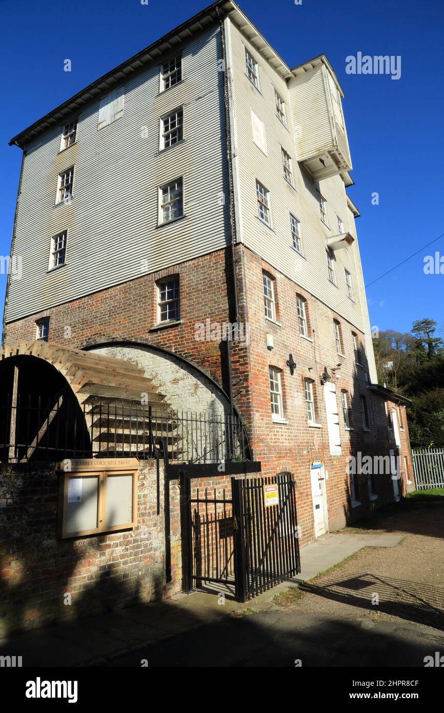 Street view of Crabble Corn Mill on Lower Road, River, Dover, Kent