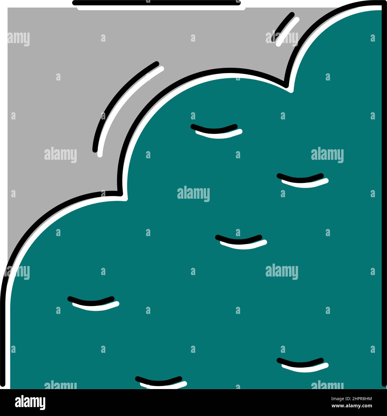 india rubber color icon vector illustration Stock Vector