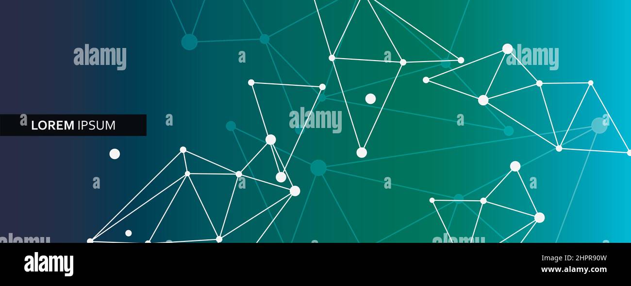 Graphic abstract background. Connect visualization with dots and lines ...