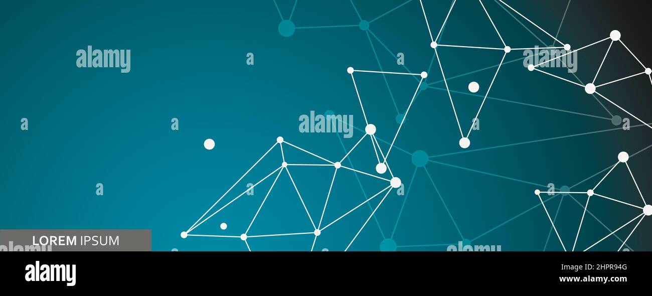Graphic abstract background. Connect visualization with dots and lines ...