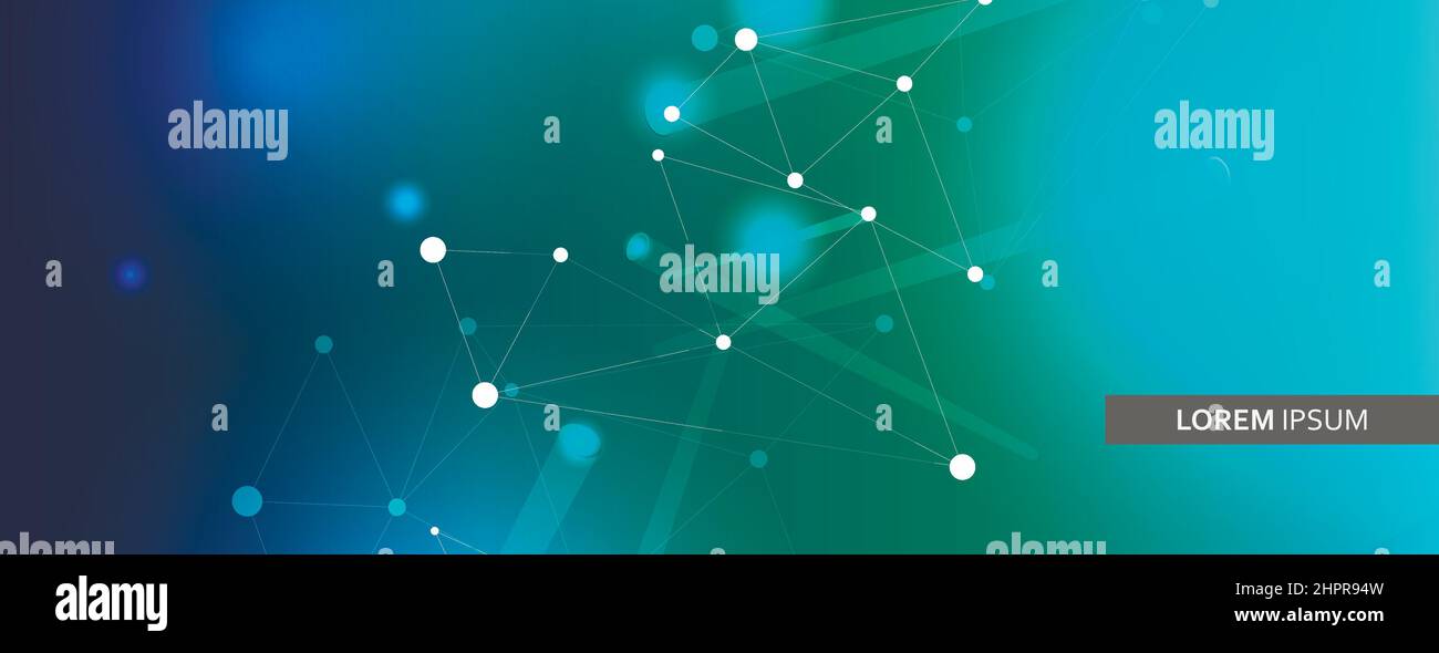 Graphic abstract background. Connect visualization with dots and lines ...