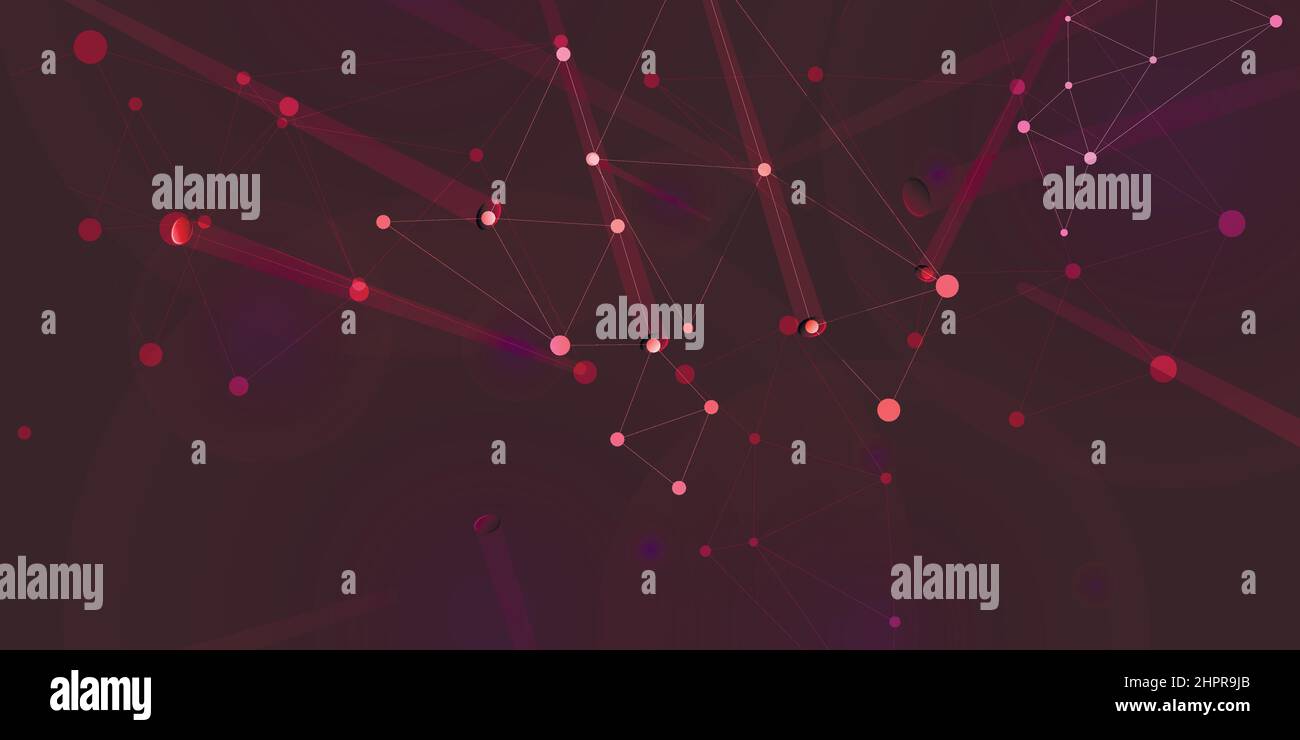 Graphic abstract background. Connect visualization with dots and lines ...