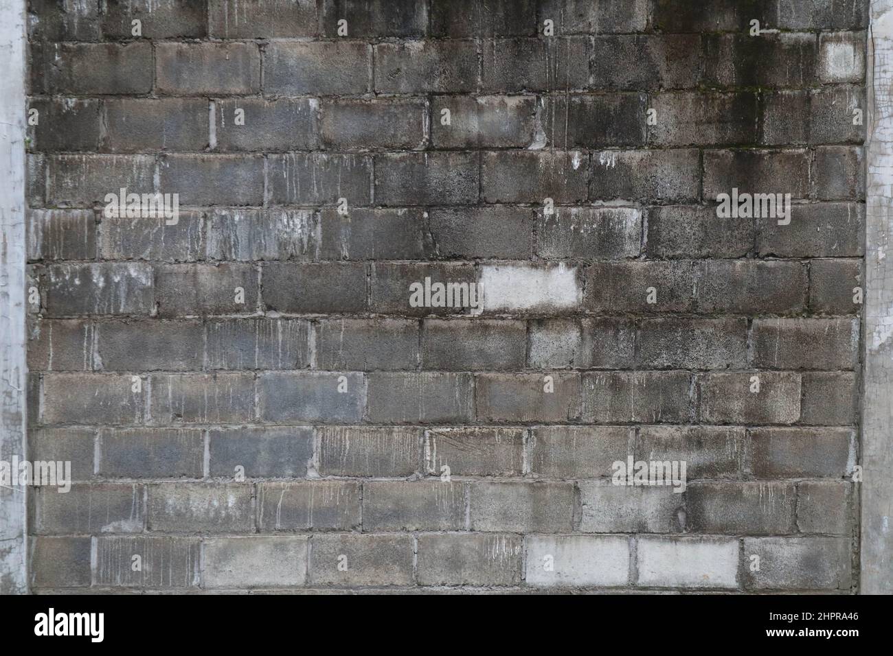 Abstract grunge brick wall texture for pattern background. Stock Photo