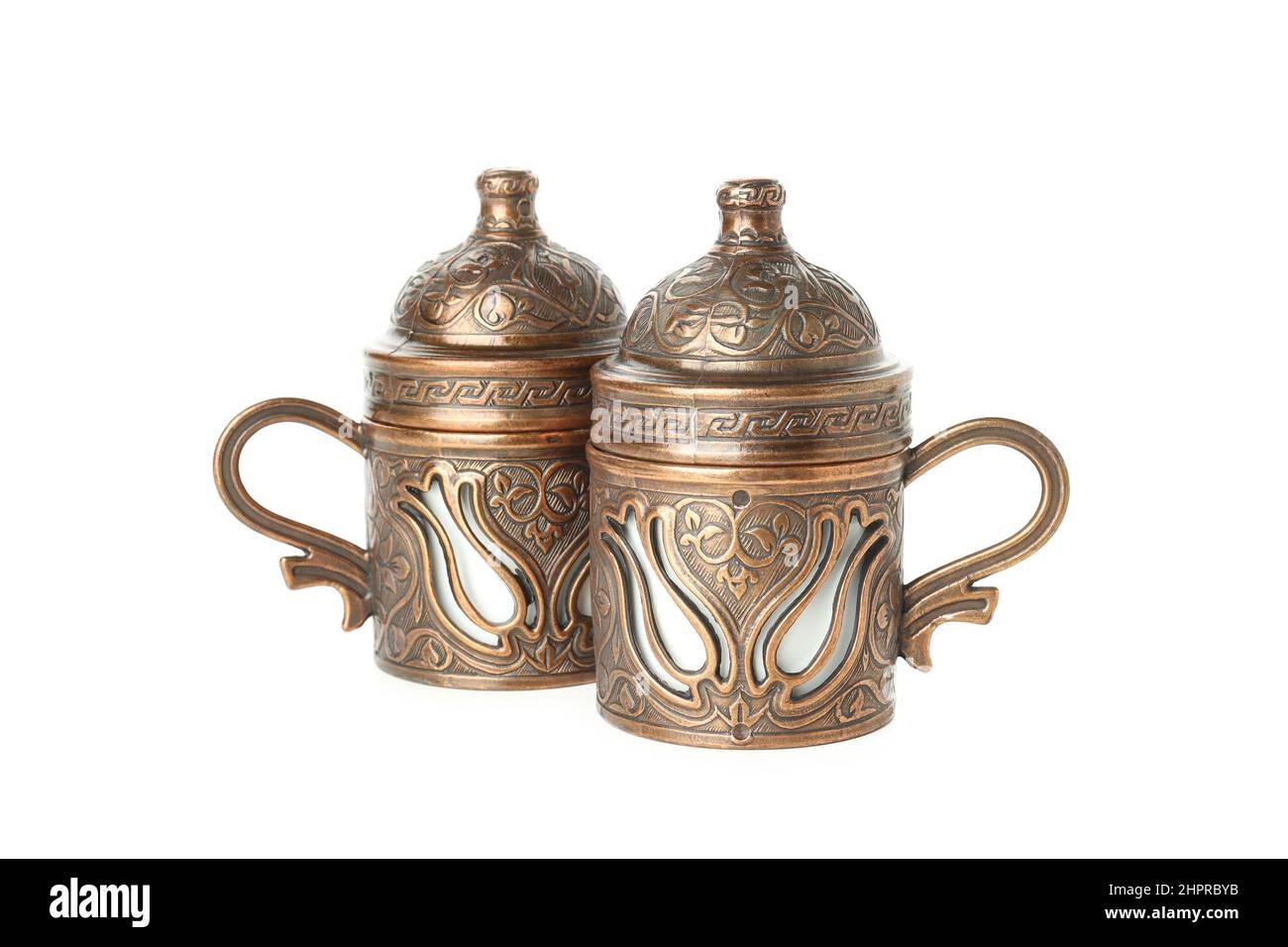Ramadan Kareem cups isolated on white background Stock Photo - Alamy