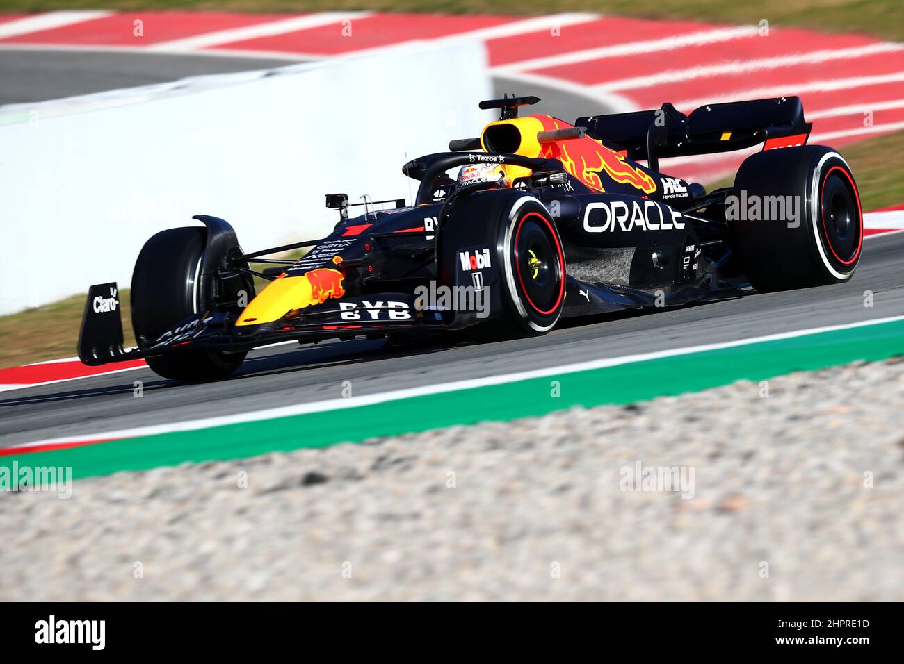 #01 Max Verstappen RedBull Racing Honda during the winter testing days