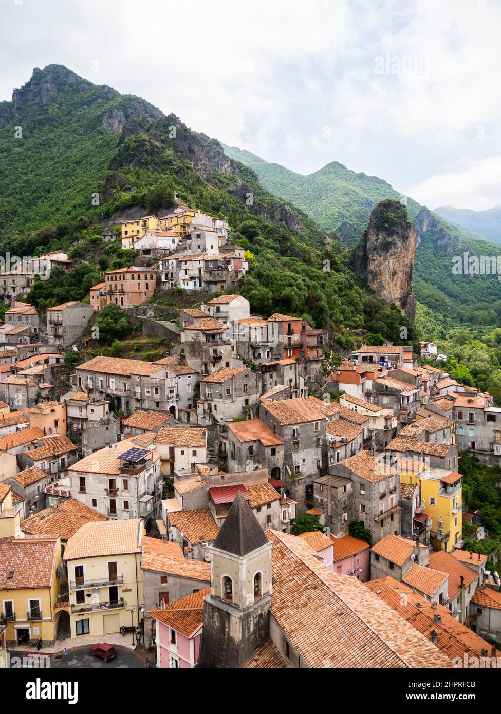 Italy, Calabria, Pollino National Park, village of Orsomarso Stock Photo