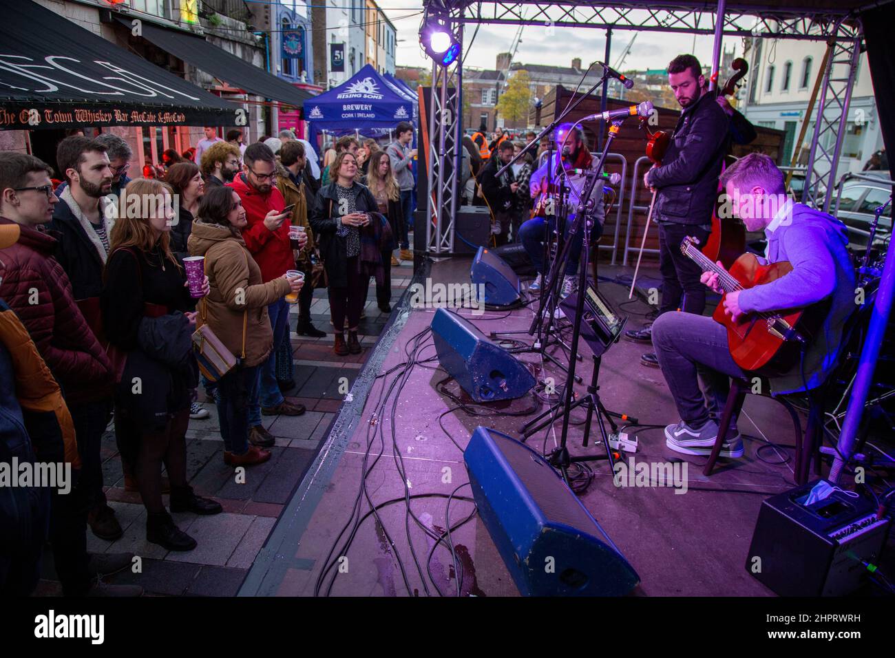 Street performers at Cork Jazz Festival 2021 Stock Photo Alamy