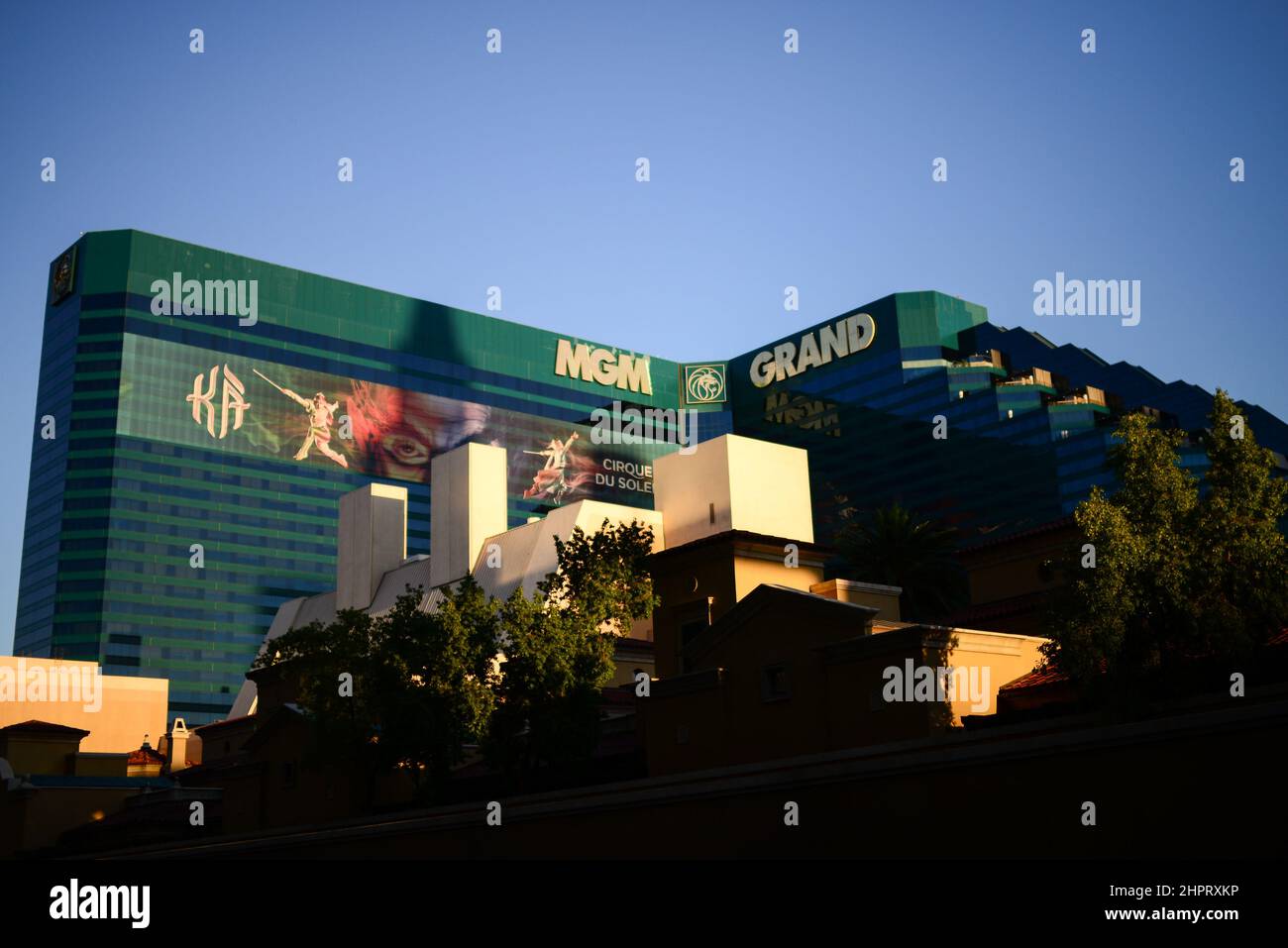 MGM Grand Las Vegas Las Vegas Hotel on The Strip Stock Photo Alamy
