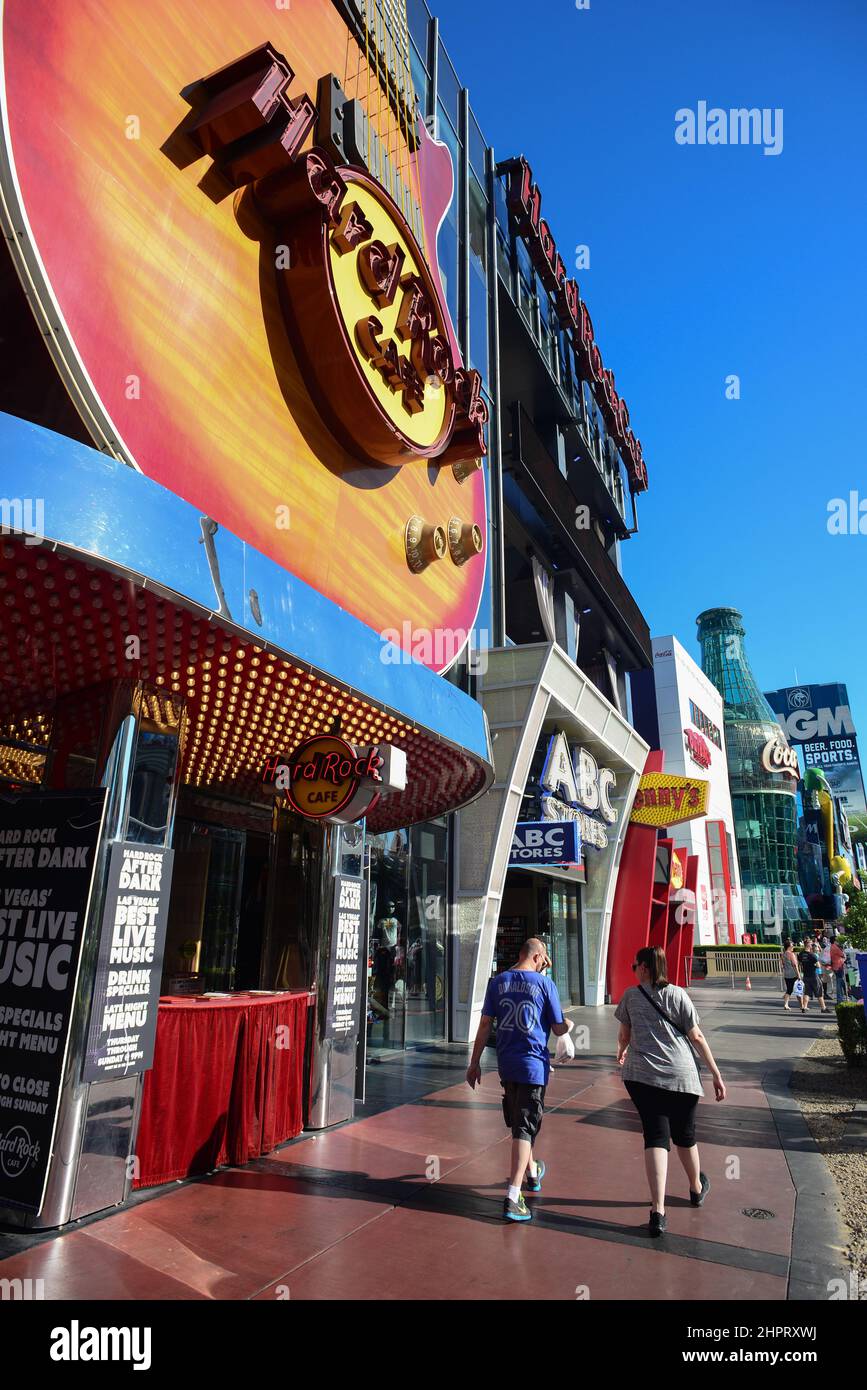 Hard Rock Cafe in Las Vegas, Nevada Stock Photo Alamy