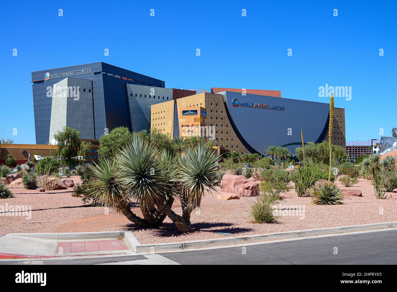 World Market Center in Las Vegas Stock Photo