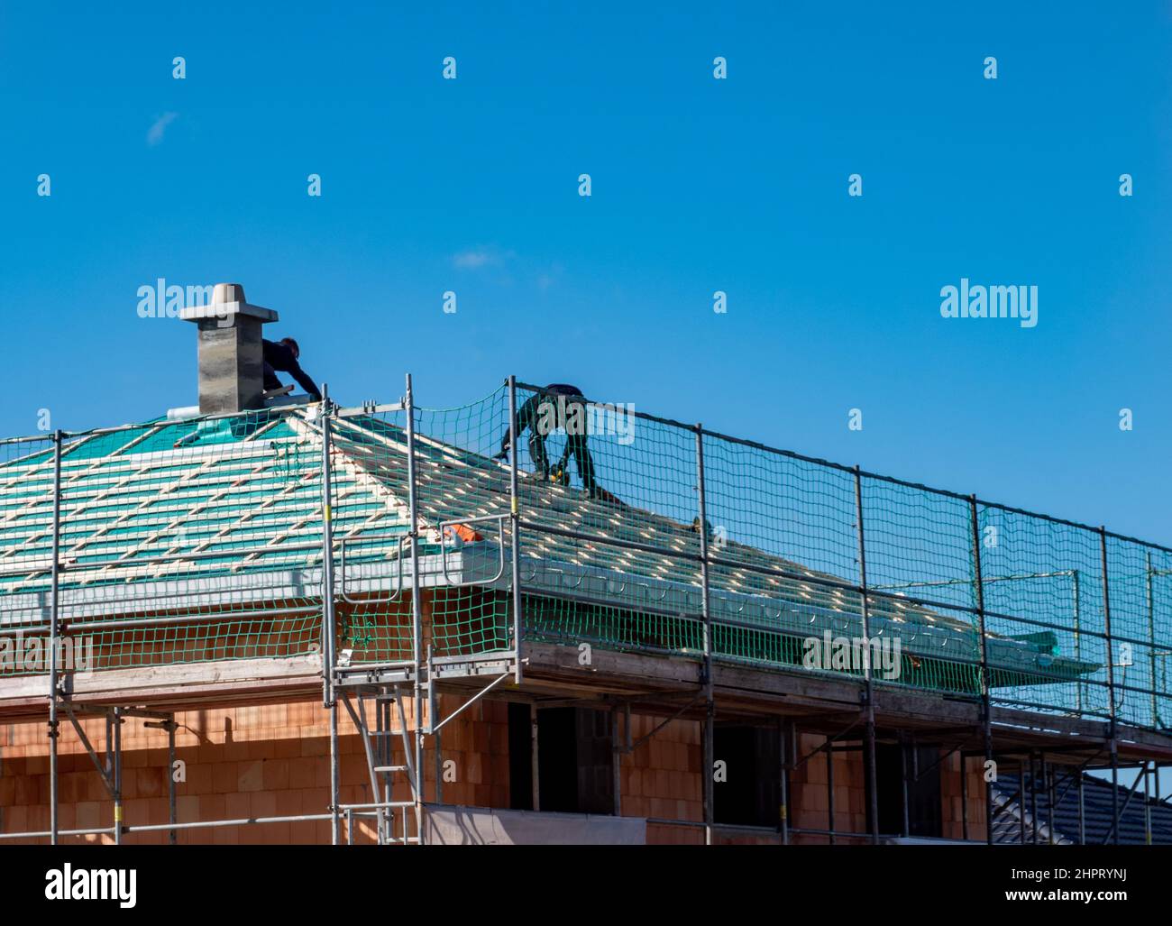 Wood roof with steel beams hi-res stock photography and images - Alamy