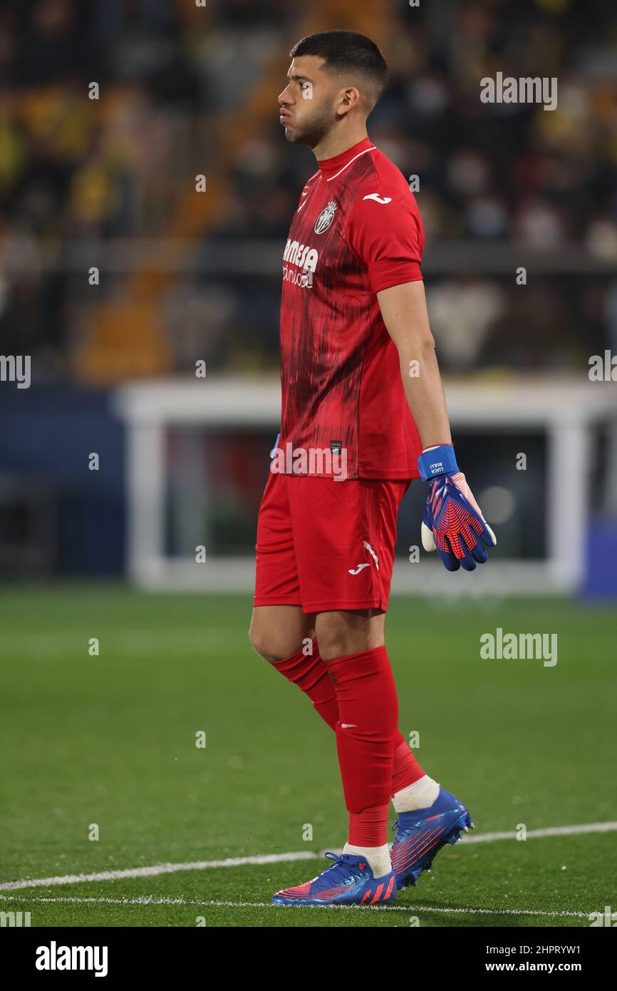 Villarreal, Spain, 22nd February 2022. Geronimo Rulli of Villarreal CF ...