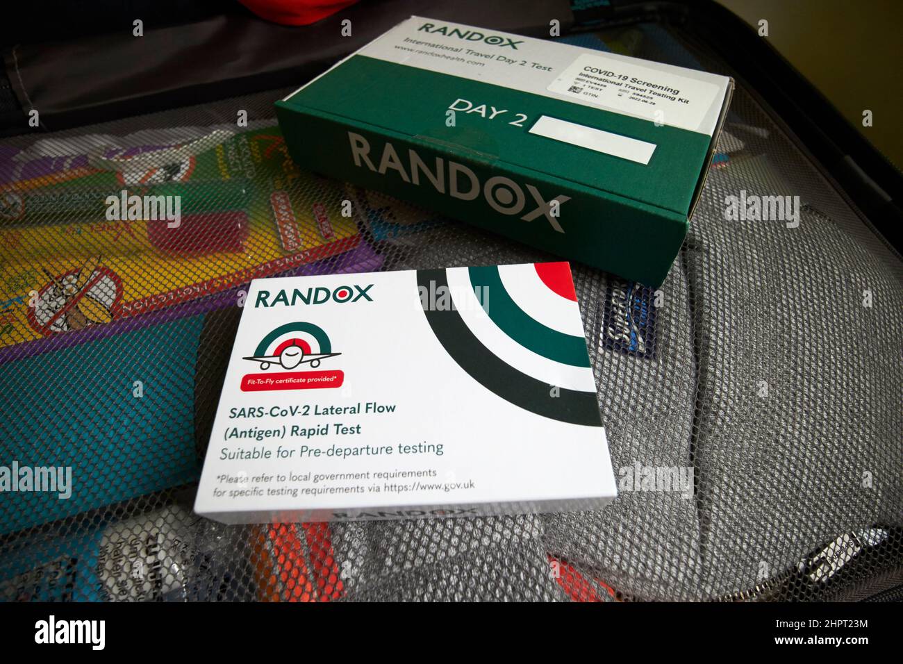 predeparture lateral flow rapid antigen test and day 2 pcr Covid19