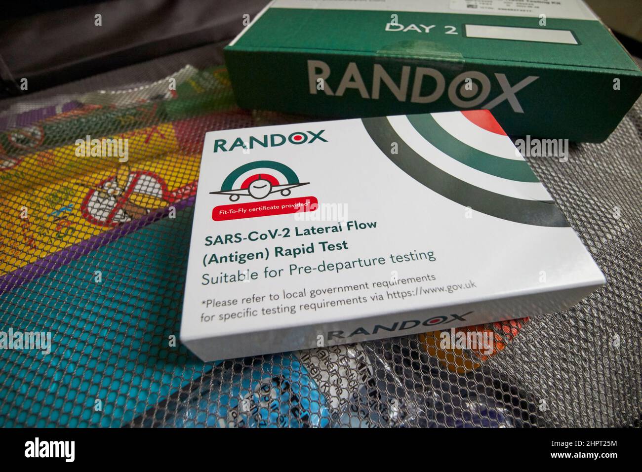 predeparture lateral flow rapid antigen test and day 2 pcr Covid19