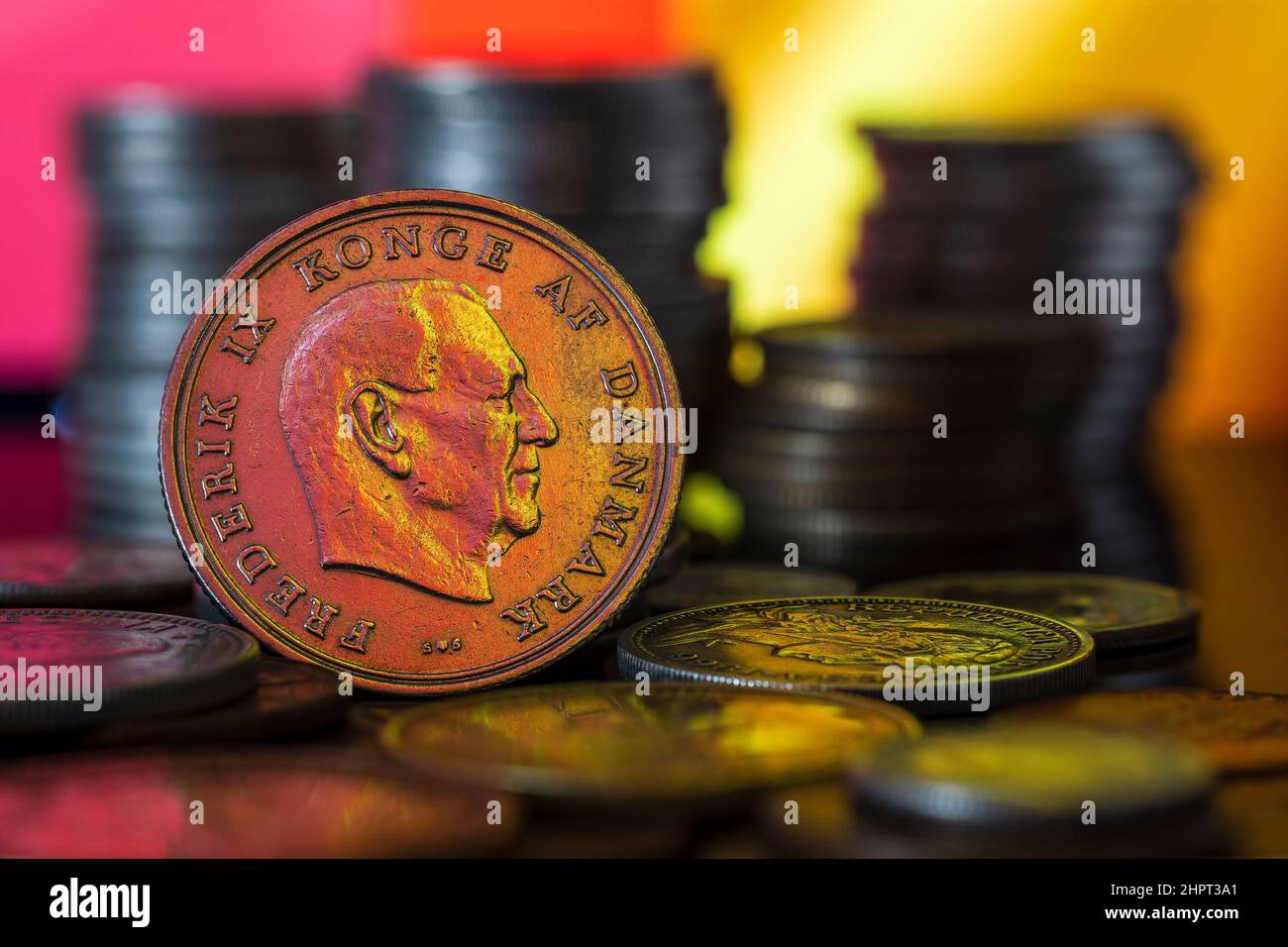 1 krone coin hi-res stock photography and images - Alamy