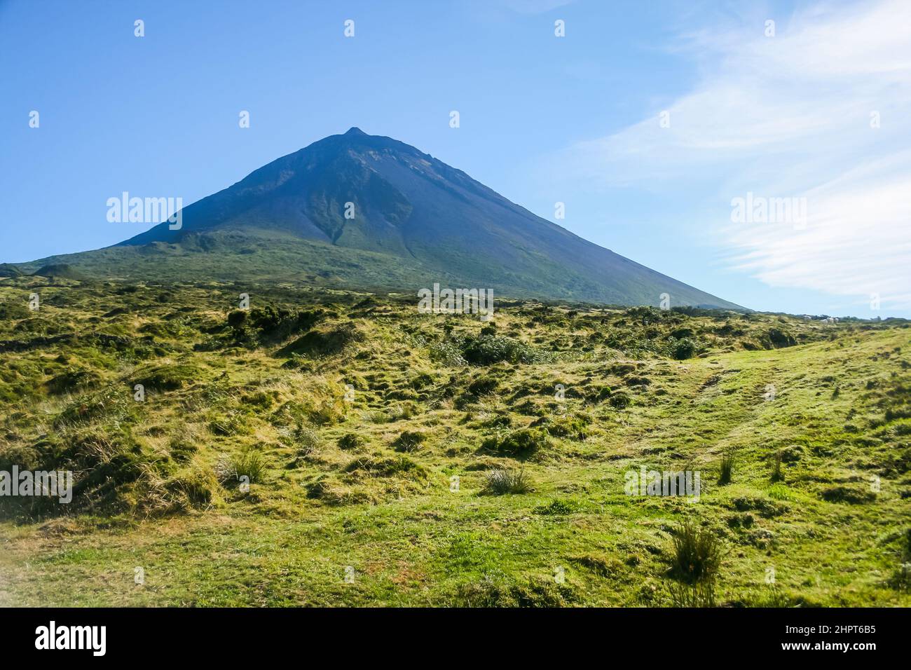 Pico mountain in Pico island, Azores. Portugal Stock Photo Alamy