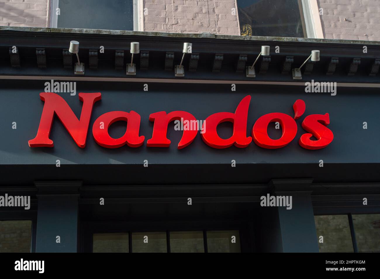 Windsor, Berkshire, UK. 23rd Febuary, 2022. Hundreds of First Direct customers have reported that fraudulent transactions have been made using their details at Nando's restaurants. Credit: Maureen McLean/Alamy Stock Photo