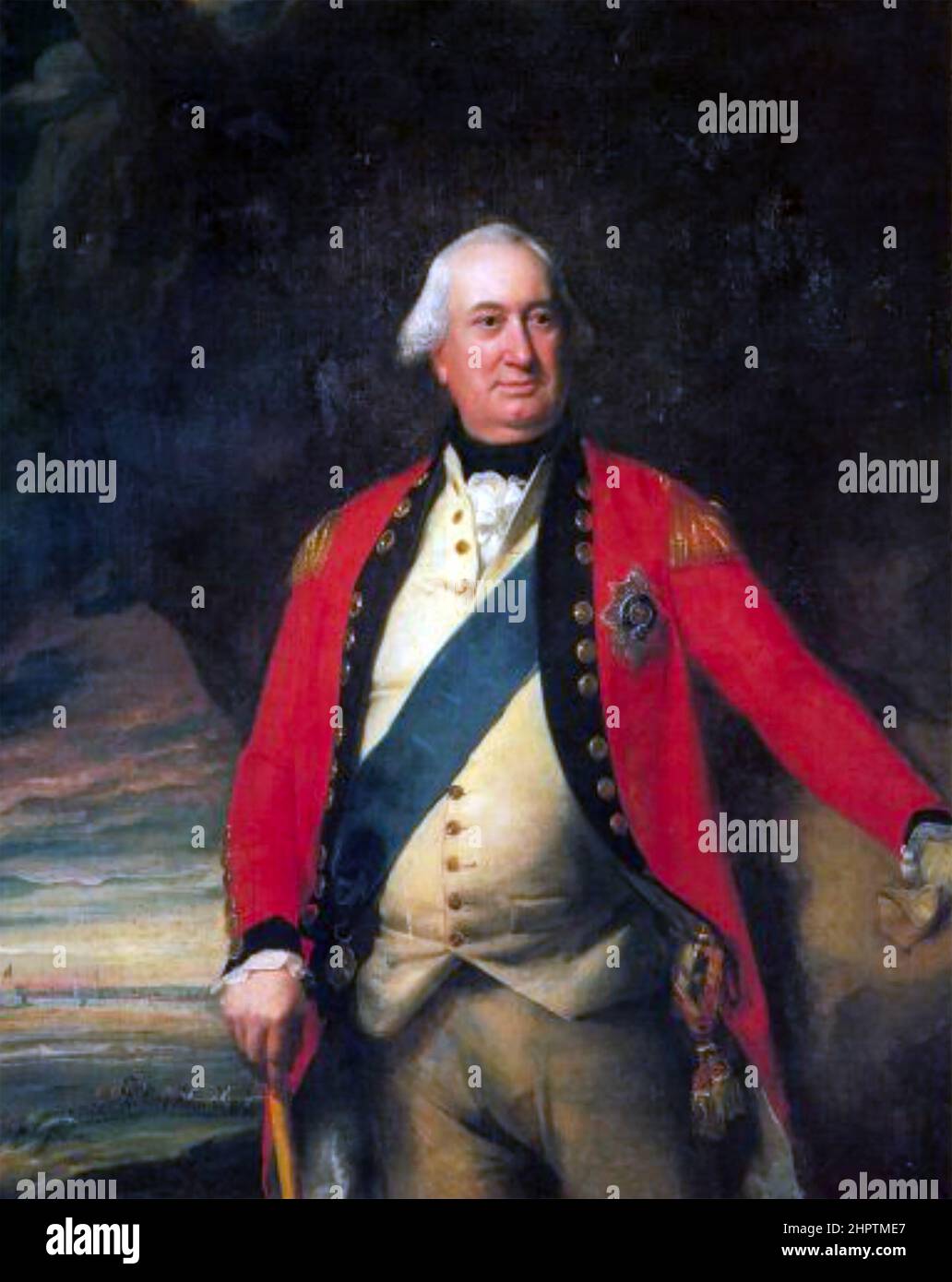 LORD CHARLES CORNWALLIS (17381805) British Army General in a painting