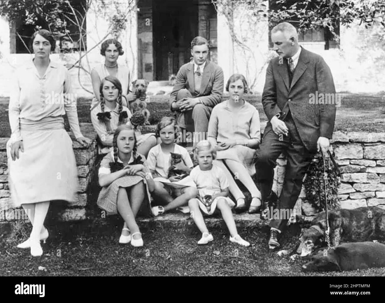 MITFORD FAMILY about 1920 Stock Photo