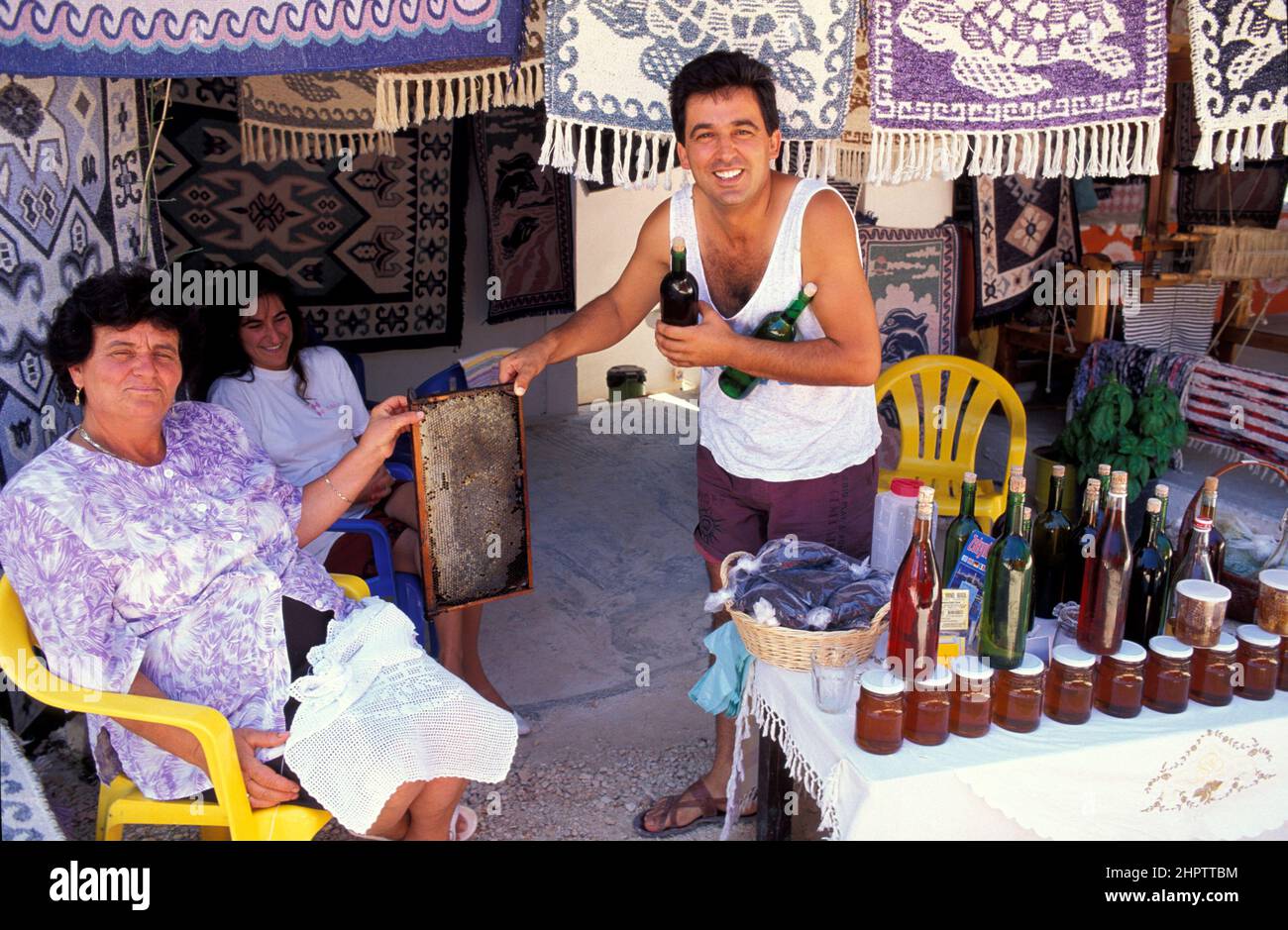 Souvenir shop, Zakynthos Island, Ionic islands, Greece, Europe Stock
