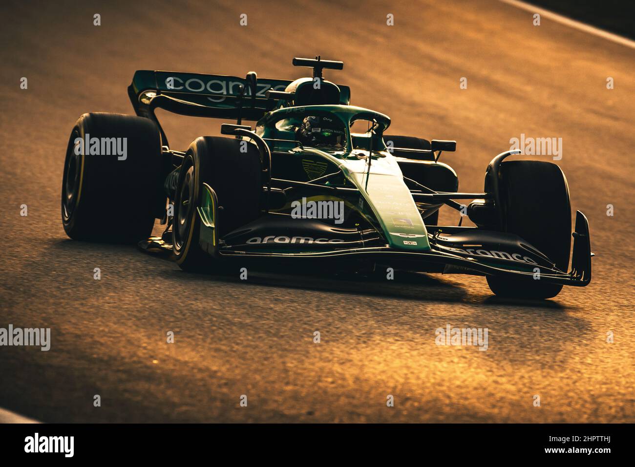 Lance Stroll (CDN) Aston Martin F1 Team AMR22. 23.02.2022. Formula One Testing, Day One, Barcelona, Spain. Wednesday.  Photo credit should read: XPB/Press Association Images. Stock Photo