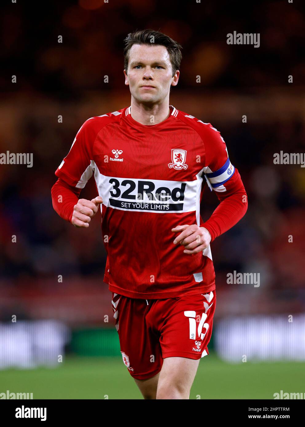 Middlesbrough's Jonny Howson during the Sky Bet Championship match at the Riverside Stadium, Middlesbrough. Picture date: Tuesday February 22, 2022. Stock Photo